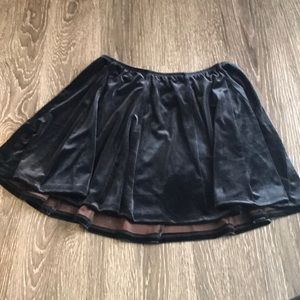 LF velvet skater skirt